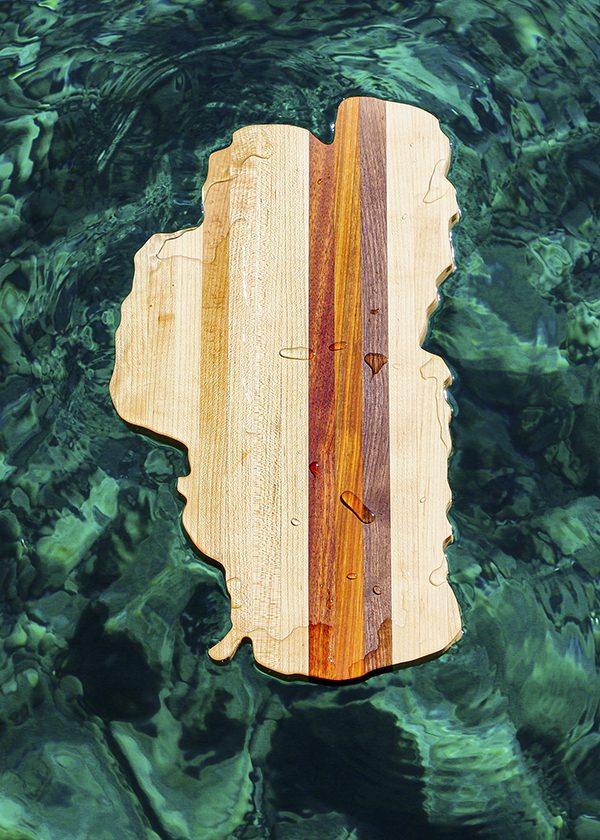 Handmade cutting board by Crafted Tahoe