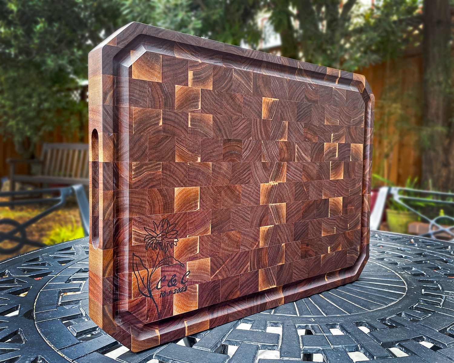 Handmade cutting board by Crafted Tahoe